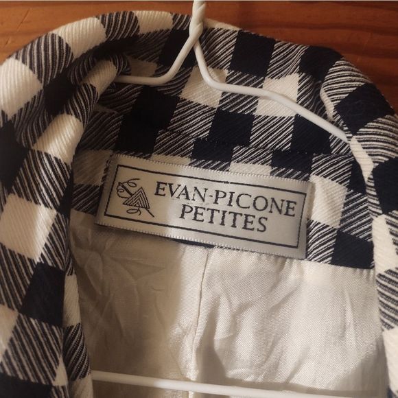 Vintage EVAN PICONE PETITES Ladies Blazer Union Made - Picture 2 of 5